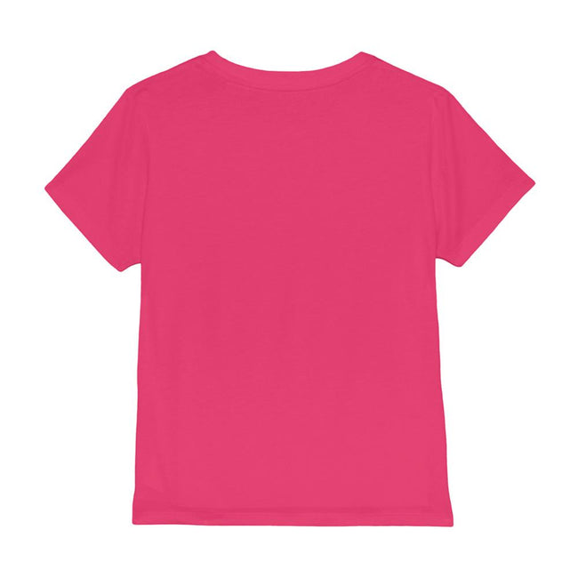 Fuchsia - Back - K-Pop Demon Hunters Childrens-Kids Save The Date Derpy Tiger Cartoon T-Shirt