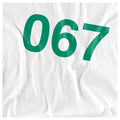 White - Side - Squid Game Womens-Ladies Player 067 T-Shirt