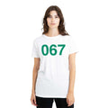 White - Lifestyle - Squid Game Womens-Ladies Player 067 T-Shirt