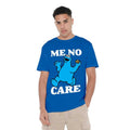 Royal Blue - Lifestyle - Sesame Street Unisex Adult Me No Care Cookie Monster T-Shirt