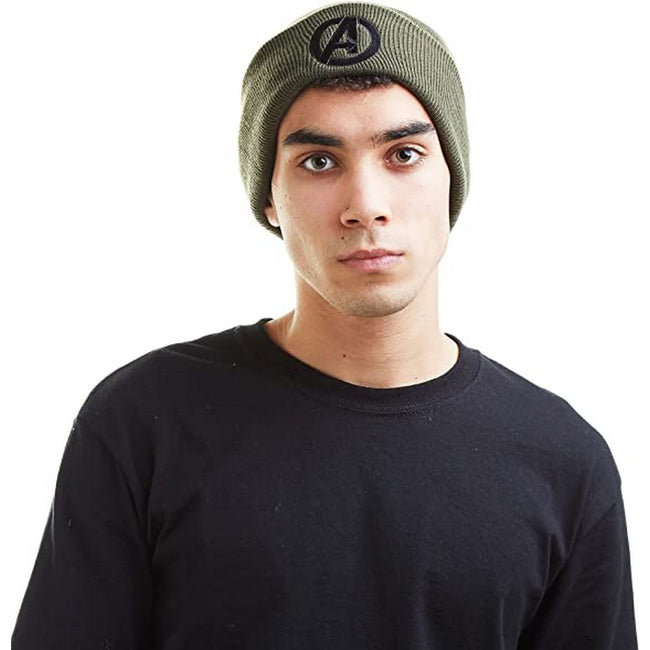 Olive - Lifestyle - Marvel Avengers Mens Logo Beanie