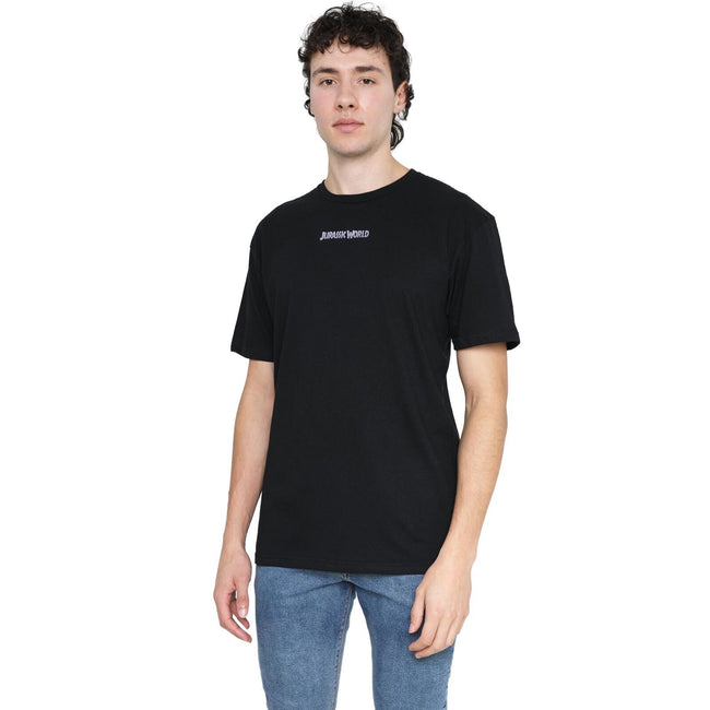 Black - Side - Jurassic World Mens Big Park T-Shirt