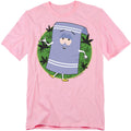 Pink - Front - South Park Unisex Adult Towelie T-Shirt