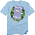 Light Blue - Front - South Park Unisex Adult Towelie T-Shirt