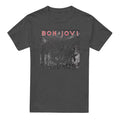 Charcoal - Front - Bon Jovi Unisex Adult Slippery When Wet T-Shirt