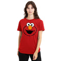Red - Lifestyle - Sesame Street Unisex Adult Elmo T-Shirt