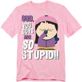 Pink - Front - South Park Unisex Adult So Stupid T-Shirt