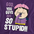 Purple - Side - South Park Unisex Adult So Stupid T-Shirt