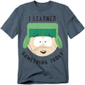 Slate - Front - South Park Unisex Adult I Learned Something Today T-Shirt