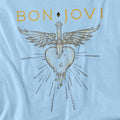Light Blue - Side - Bon Jovi Unisex Adult Greatest Hits T-Shirt