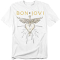 White - Front - Bon Jovi Unisex Adult Greatest Hits T-Shirt