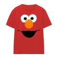 Red - Front - Sesame Street Womens-Ladies Elmo Sketch T-Shirt