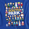 Royal Blue - Side - South Park Unisex Adult Full Cast T-Shirt