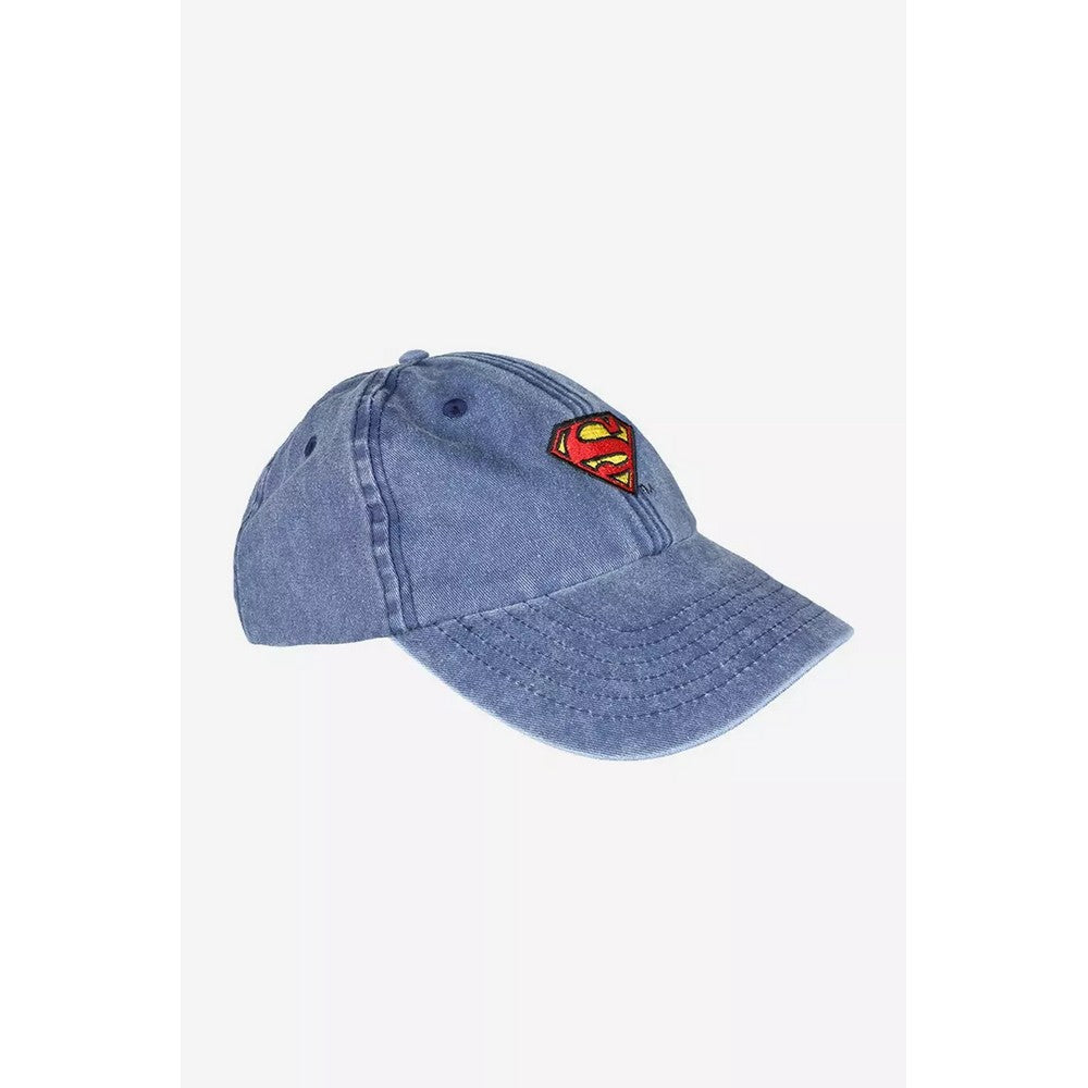 Blue - Back - Superman Mens Shield Baseball Cap