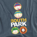 Slate - Side - South Park Unisex Adult Solid Circles T-Shirt