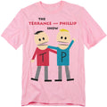 Pink - Front - South Park Unisex Adult Terrance And Phillip T-Shirt