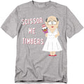Athletic Heather - Front - South Park Unisex Adult Scissor Me Timbers T-Shirt