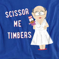 Royal Blue - Side - South Park Unisex Adult Scissor Me Timbers T-Shirt