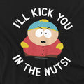 Black - Side - South Park Unisex Adult I´ll Kick You In The Nuts! T-Shirt
