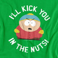 Kelly Green - Side - South Park Unisex Adult I´ll Kick You In The Nuts! T-Shirt