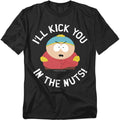 Black - Front - South Park Unisex Adult I´ll Kick You In The Nuts! T-Shirt