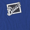 Royal Blue - Side - Buick Unisex Adult Distressed Emblem T-Shirt