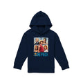 Navy - Front - One Piece Live Action Childrens-Kids Group Hoodie