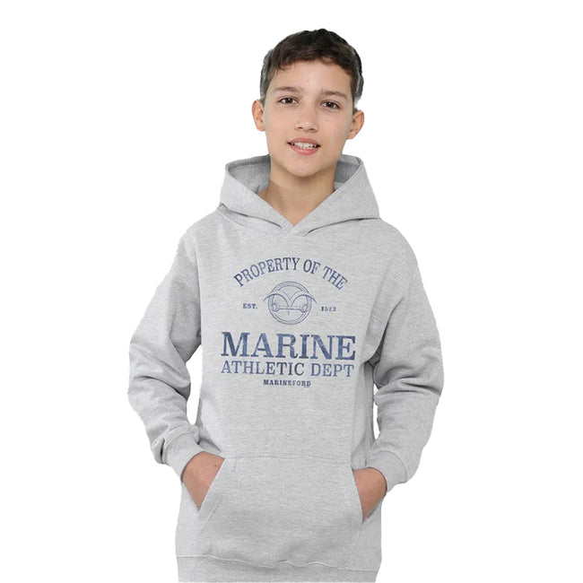 Athletic Heather - Lifestyle - One Piece Childrens-Kids Marine Athletic Dept Hoodie