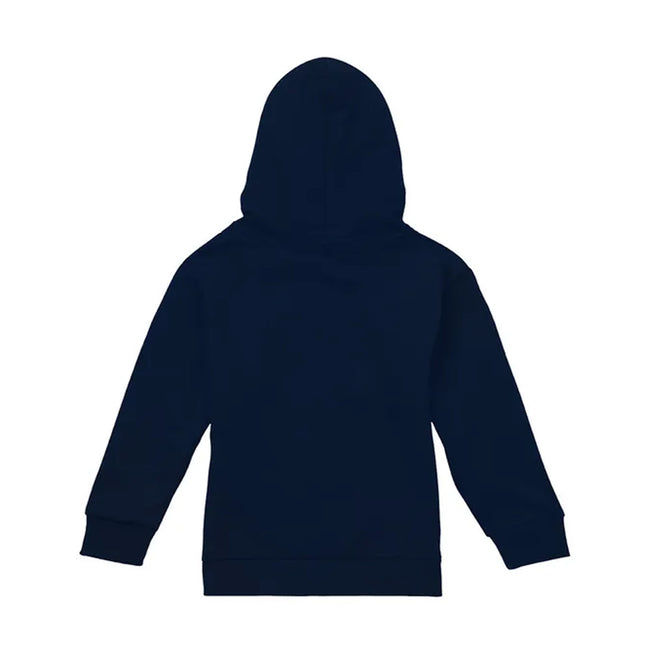 Navy - Back - One Piece Childrens-Kids Marine Athletic Dept Hoodie