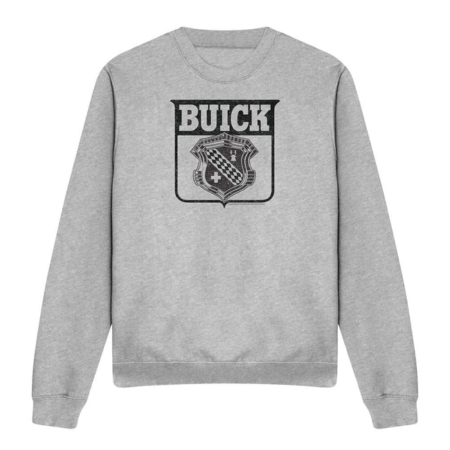 Athletic Heather - Front - Buick Unisex Adult 1946 Emblem Sweatshirt