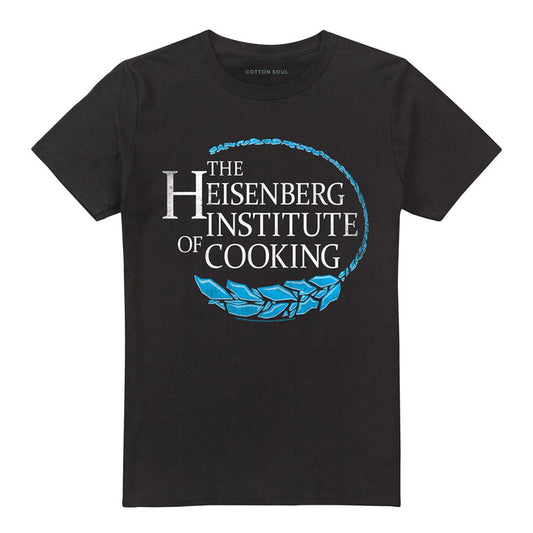 Black - Front - Breaking Bad Unisex Adult The Heisenberg Institute Of Cooking T-Shirt