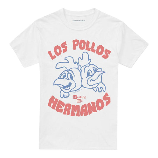 White - Front - Breaking Bad Unisex Adult Los Pollos Hermanos T-Shirt