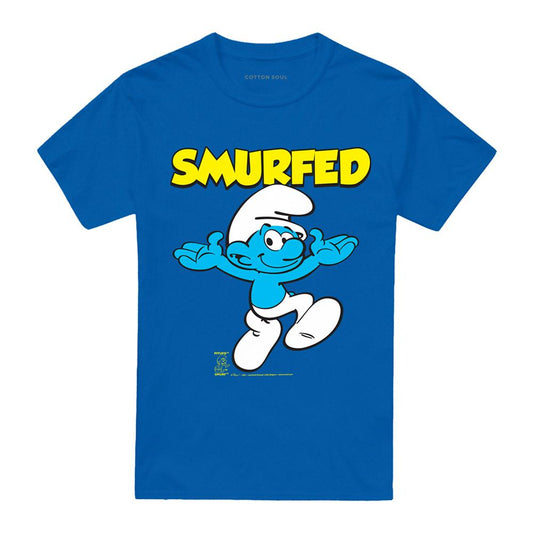 Royal Blue - Front - The Smurfs Unisex Adult T-Shirt
