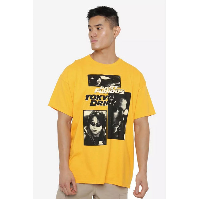 Gold - Side - Fast & Furious Tokyo Drift Mens T-Shirt