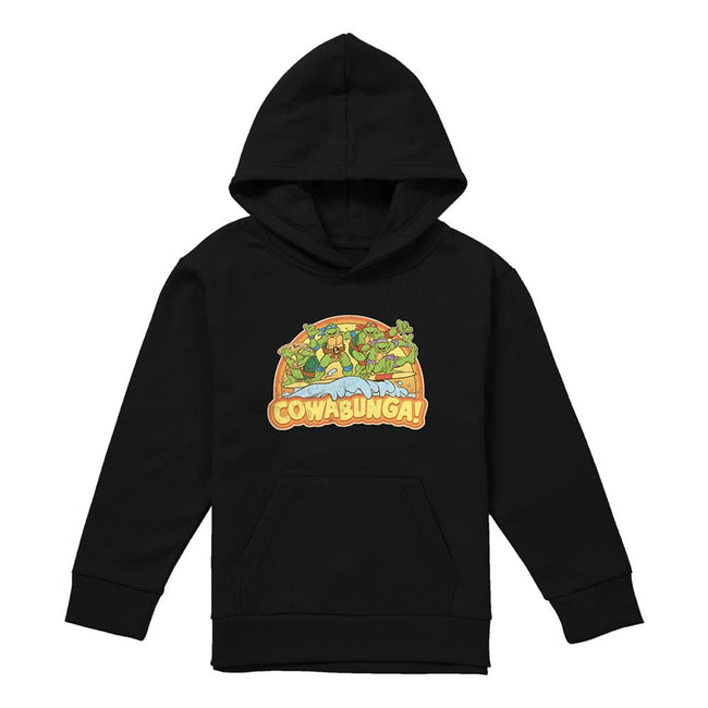 Black - Lifestyle - TMNT Childrens-Kids Cowabunga Group Pullover Hoodie