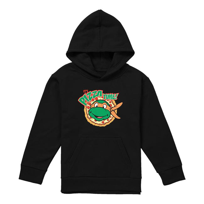 Navy - Lifestyle - TMNT Childrens-Kids Pizza Time Pullover Hoodie