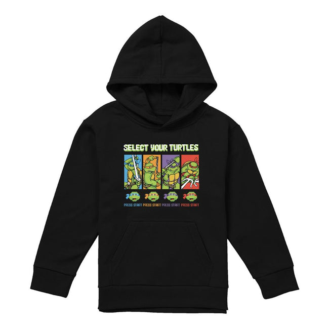 Athletic Heather - Lifestyle - TMNT Childrens-Kids Gamer Turtles Pullover Hoodie