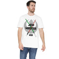 White - Lifestyle - Star Wars Unisex Adult Jedi Master Lightsaber T-Shirt