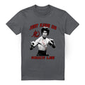Charcoal - Front - Bruce Lee Unisex Adult Jeet Kune Do T-Shirt