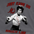 Charcoal - Side - Bruce Lee Unisex Adult Jeet Kune Do T-Shirt