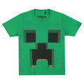 Irish Green - Front - Minecraft Boys Creeper T-Shirt
