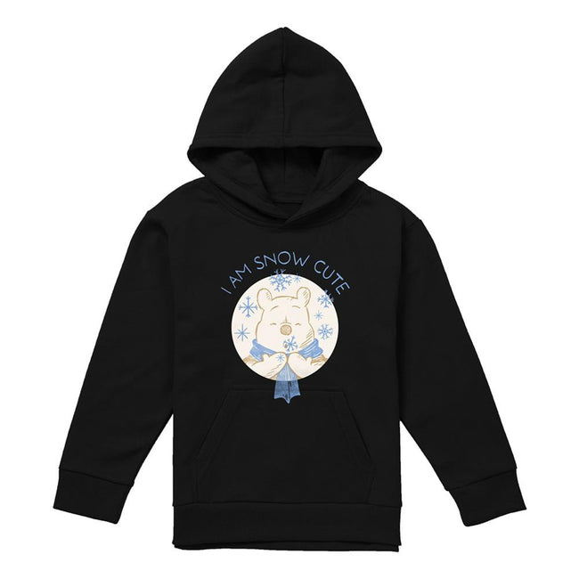 Athletic Heather - Front - Winnie the Pooh Childrens-Kids I Am Snow Cute Heather Hoodie