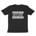 Black - Front - Parental Advisory Mens T-Shirt