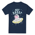 Navy - Front - Peppa Pig Unisex Adult Best Daddy Pig In The Universe T-Shirt