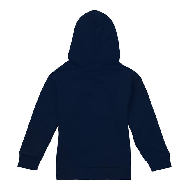 Navy - Side - Frozen Childrens-Kids The Fire Spirit Are Cool As Ice Olaf & Bruni Hoodie