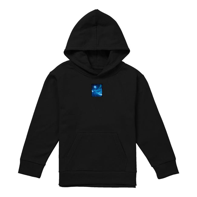 Black - Front - Frozen Childrens-Kids Magical Light Elsa Pullover Hoodie