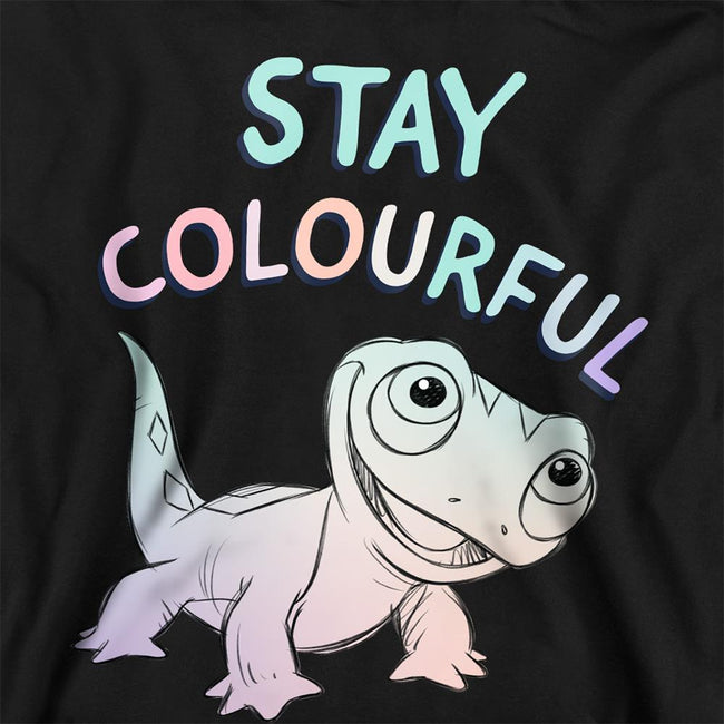 Black - Back - Frozen Childrens-Kids Stay Colourful With Fire Spirit Bruni Pullover Hoodie