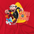 Red - Side - The Smurfs Unisex Adult Mind The Smurf Gargamel T-Shirt
