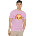 Pink - Back - Paw Patrol Unisex Adult Skye Emoji T-Shirt