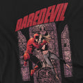 Black - Back - Daredevil Unisex Adult Born Again Comic Cover Long-Sleeved T-Shirt